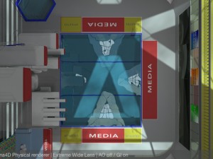 diving centre sport complex Modello 3D