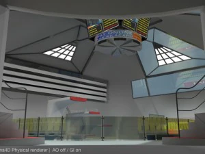 diving centre sport complex 3D Model