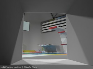 diving centre sport complex Modello 3D