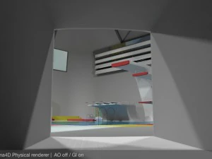 diving centre sport complex 3D Model