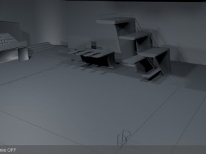 diving centre sport complex Modello 3D