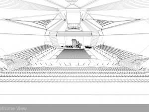 diving centre sport complex Modello 3D