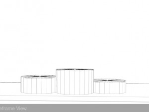 diving centre sport complex Modello 3D