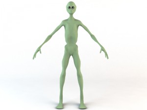 alien character 3D 模型