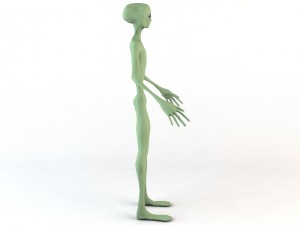alien character 3D Model