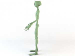alien character 3D Model
