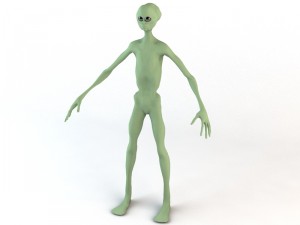 alien character 3D Model