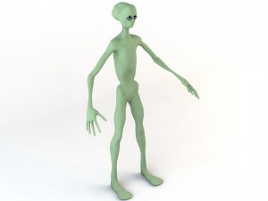 alien character 3D Model