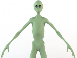 alien character 3D Model