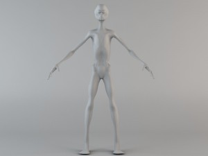 alien character 3D Model