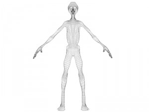 alien character 3D Model