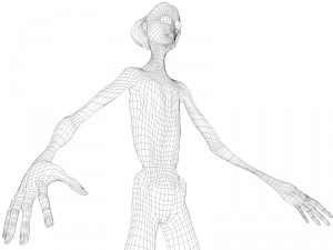 alien character 3D Model