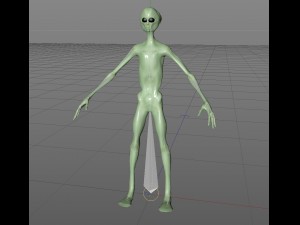 alien character 3D Model