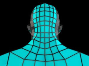 futuristic male human game character 3D मॉडल