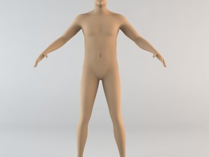 caucasian male human character 3Dモデル