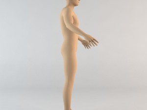 caucasian male human character Modelo 3D