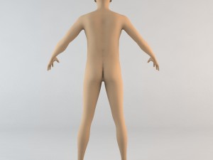 caucasian male human character Modelo 3D
