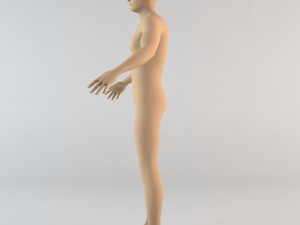 caucasian male human character Modelo 3D