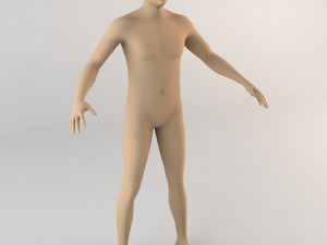 caucasian male human character Modelo 3D