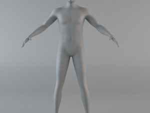 caucasian male human character Modelo 3D