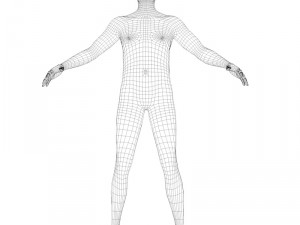 caucasian male human character Modelo 3D