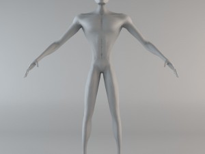 strong alien character 3D 모델