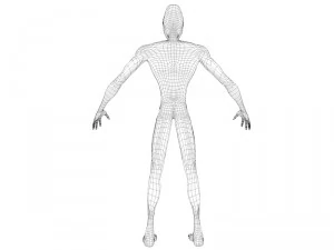 strong alien character 3D Model