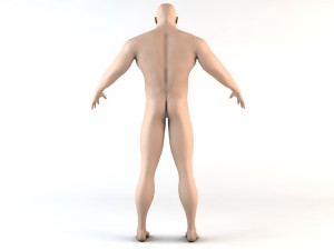 the giant human character Modello 3D