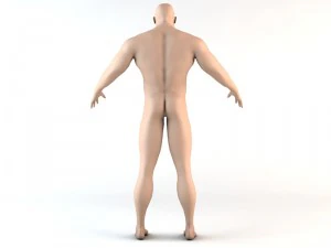 the giant human character 3D Model