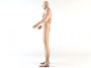 the giant human character 3D Model