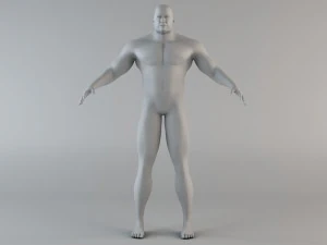 the giant human character 3D Model