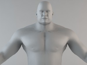 the giant human character Modello 3D