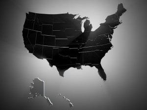 usa states 3D Model