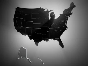 미국 주 3D 모델