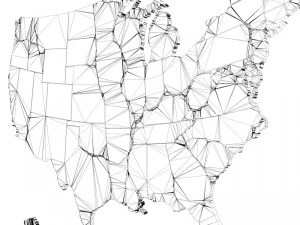 미국 주 3D 모델