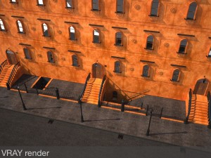 new york city fancy building facade Model 3D