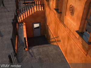 new york city fancy building facade Model 3D