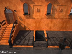 new york city fancy building facade Model 3D