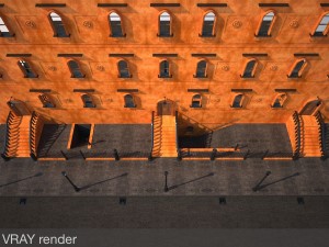 new york city fancy building facade Model 3D