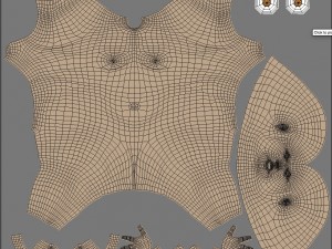 overweight caucasian male human character 3D 모델