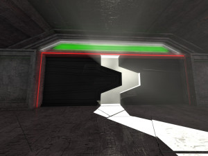 space hangar low-poly 3D Модель