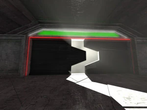 space hangar low-poly 3D Model