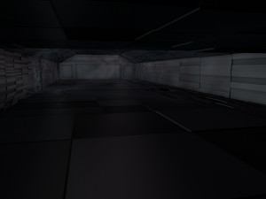 space hangar low-poly 3D Model