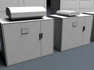 Pakiet baterii nas lowpoly Model 3D