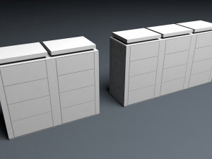 nas battery package lowpoly 3Dモデル
