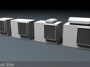 Pakiet baterii nas lowpoly Model 3D