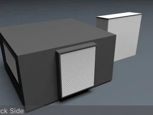 Pakiet baterii nas lowpoly Model 3D