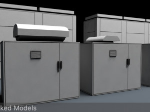 nas battery package lowpoly 3Dモデル