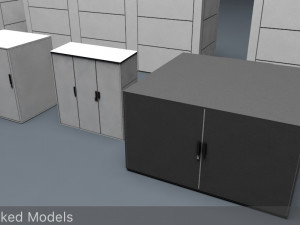 nas battery package lowpoly 3Dモデル