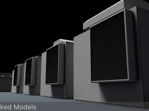 Pakiet baterii nas lowpoly Model 3D